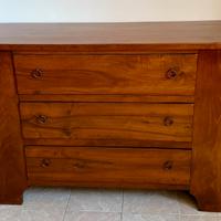 Comò cassettiera in legno massello