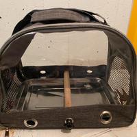 Trasportino per pappagalli