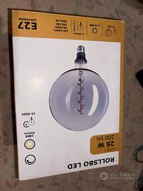 Lampadina gigante LED E27-20cm Vintage