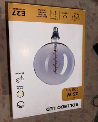 Lampadina gigante LED E27-20cm Vintage