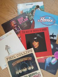 Collezione dischi in vinile 33 e 45 giri