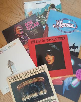 Collezione dischi in vinile 33 e 45 giri