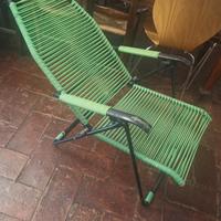 sedia sdraio spaghetti anni 60/70