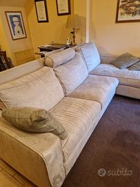 divano letto angolare verde salvia