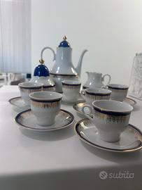 Porcellana servizio caffe 6 persone