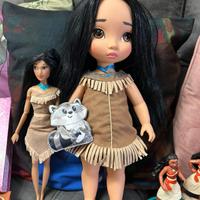 bambola Disney Animators Pocahontas Aurora Alice