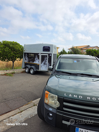 Trailer doppio asse due cavalli