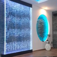 MURO D'ACQUA FONTANA CASCATA ACQUA E BOLLE