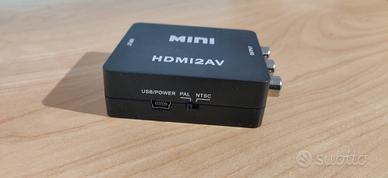 Convertitore HDMI to AV/RCA con switch PAL/NTSC