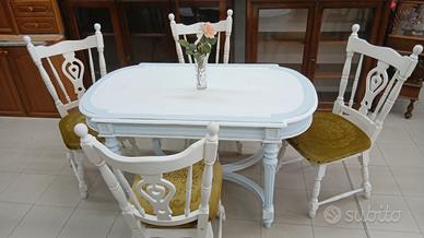 tavolo vintage stile Umbertino /shabby