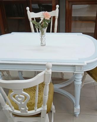 tavolo vintage stile Umbertino /shabby