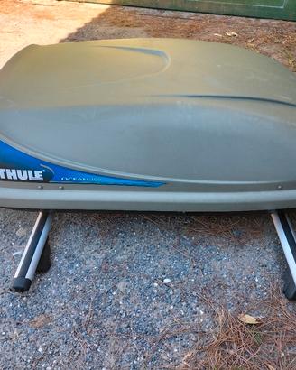 Box tetto Thule Ocean 100  + Barre originali Ford