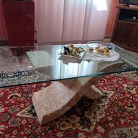 tavolino da salotto in vetro