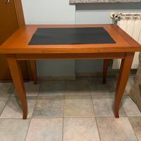 Tavolo Calligaris ciliegio allungabile con sedie