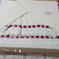 parure di completo di lenzuola e federe matrimonio