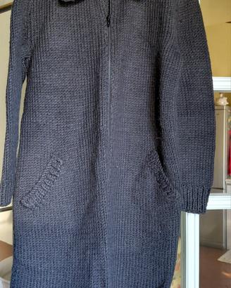 cappotto di lana nero