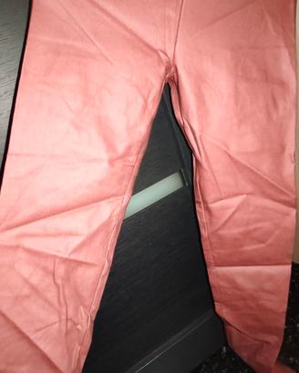 leggins corallo donna made in Italy 