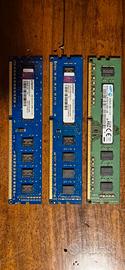 RAM DDR 3 Vari Kit (8GB + 4GB + 2 GB) DIMM