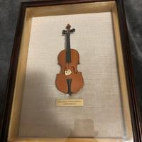 Quadro con violino Stradivari