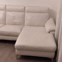 Divano 3 posti natuzzi Chaise Lounge e relax bianc