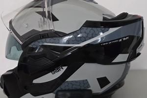Casco modulare con interfono nuovo con scatola 