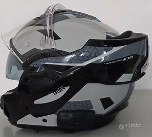 Casco modulare con interfono nuovo con scatola 