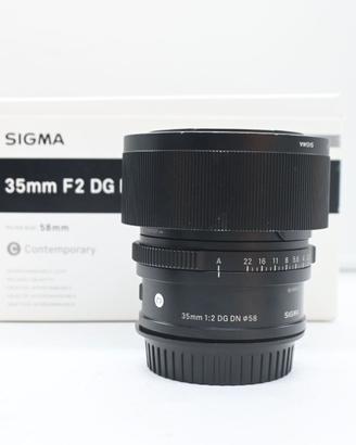 Sigma 35mm f/2 DG DN C X L-Mount 