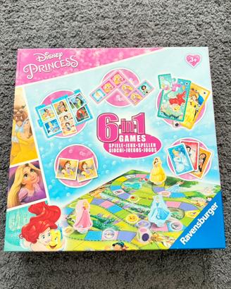 Ravensburger 21287 Disney Princess, Giochi 6 in 1