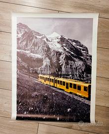 Poster/Stampa fotografica in B/N dettagli giallo