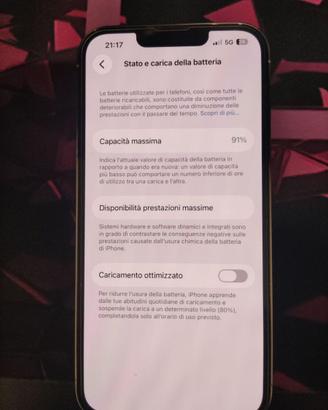 Iphone 13 pro 256gb Bianco + caricatore e cover