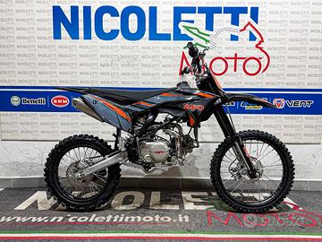 Pit Bike Kayo 140cc 19/16 ruote 4 Marce Nero Aranc