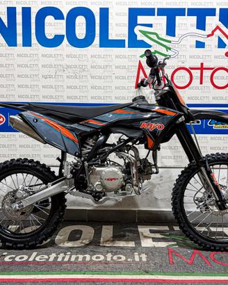 Pit Bike Kayo 140cc 19/16 ruote 4 Marce Nero Aranc