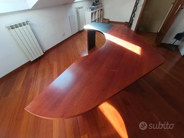 Scrivania angolare professionale color Ciliegio – 
