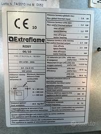 Stufa a pellet 5kw.