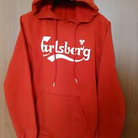 Carlsberg felpa con cappuccio Rossa