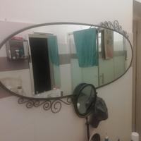 specchio in ferro battuto 