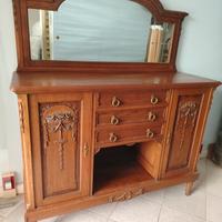 mobile d' antiquariato con specchiera