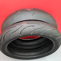 COPPIA GOMME MOTARD 120 150 TRENO GOMME gomma