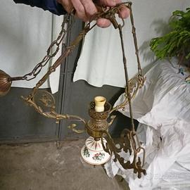 vecchio lampadario anni 60 da revisionare