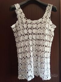 Blusa sposa "tripudio di fiori"