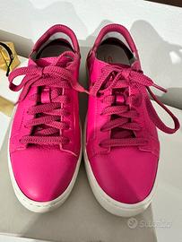 Sneakers santoni da donna fucsia