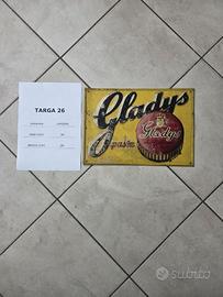 Targa vintage Gladys Pasta