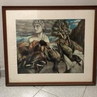 Riproduzione litografica Giorgio de Chirico