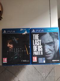 giochi PS4 death stranding e last of us parte 2