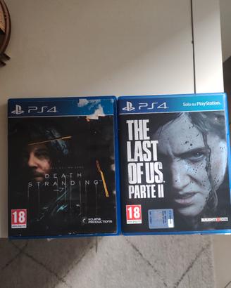 giochi PS4 death stranding e last of us parte 2