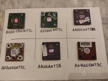 Lotto 7 / Processori PC AMD e INTEL / "Vintage"