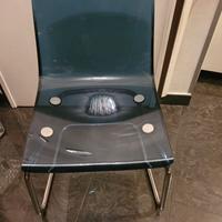 2 sedie blu Ikea Tobias