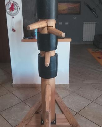 Uomo di legno con paracolpi wooden dummy