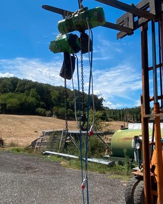 Paranco montacarichi carroponte