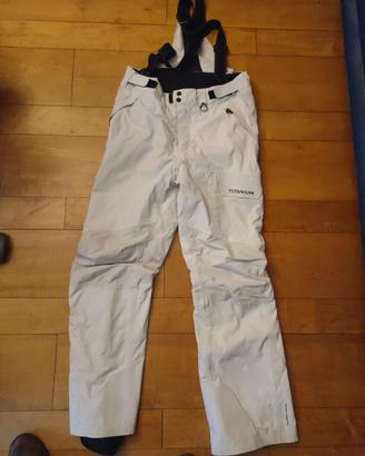 Pantaloni sci bianchi